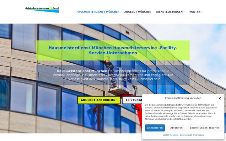 Screenshot of hausmeisters-muenchen.de