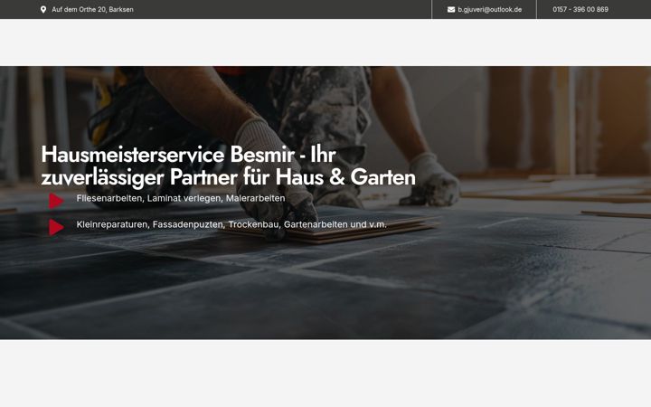 Screenshot di hausmeisterservice-besmir.de