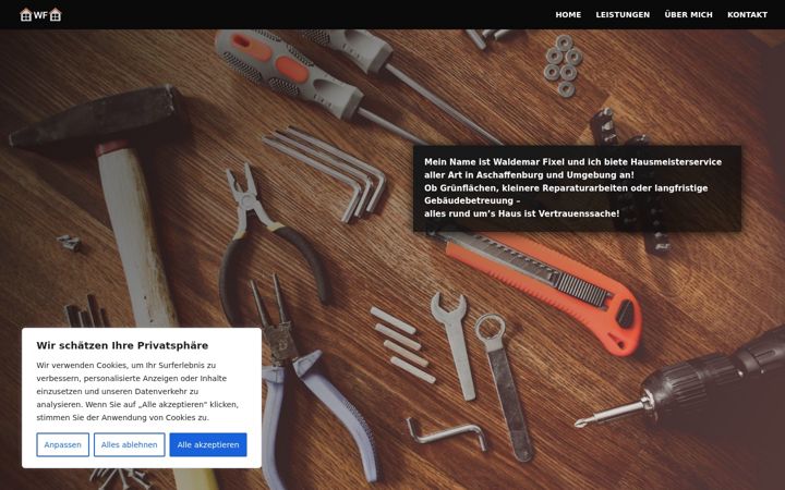 Screenshot of hausmeisterservice-fixel.de