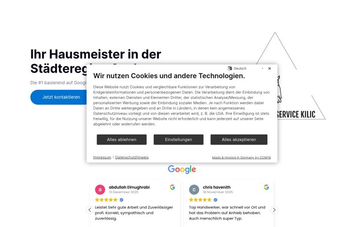 Screenshot di hausmeisterservice-kilic.de