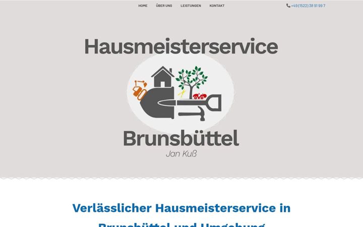 Screenshot di hausmeisterservice-kuss.de