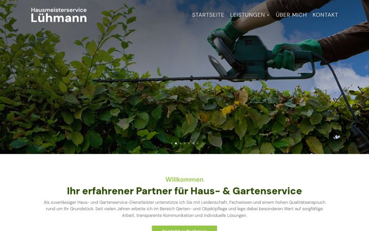 Screenshot of hausmeisterservice-luehmann.de