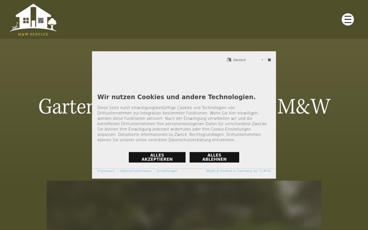 Screenshot di hausmeisterservice-mw.de