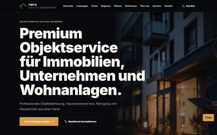Screenshot di hausmeisterservice-segeberg.de