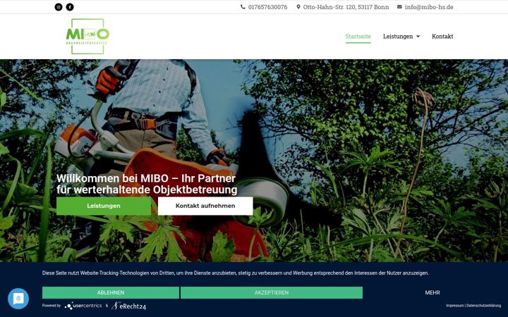 Screenshot di hausmeisterservice-strelcyk.de