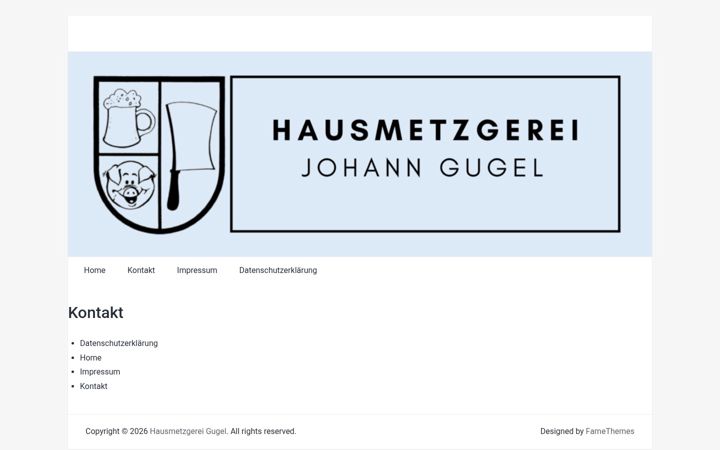 Screenshot of hausmetzgerei-gugel.de