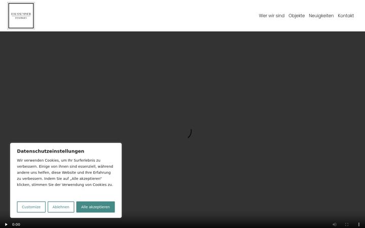 Screenshot of hausnummer.immo