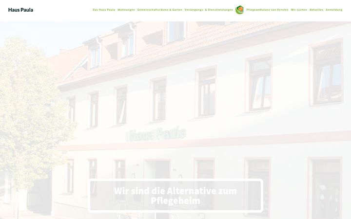 Screenshot of hauspaula.de