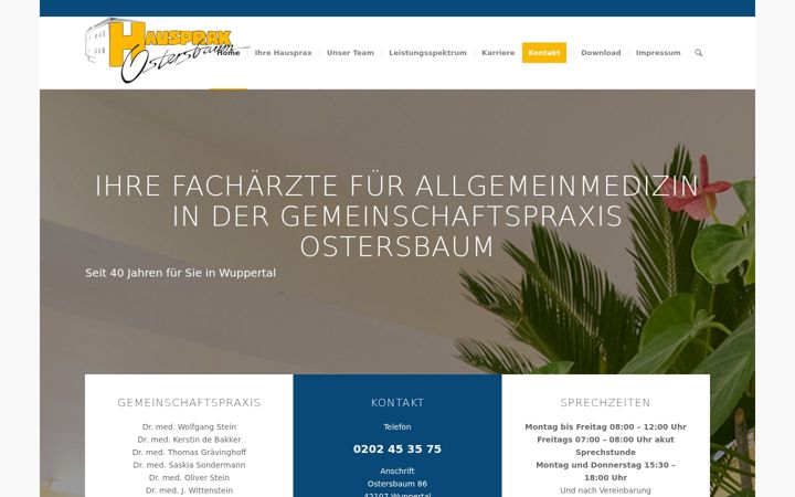 Screenshot di hausprax.de
