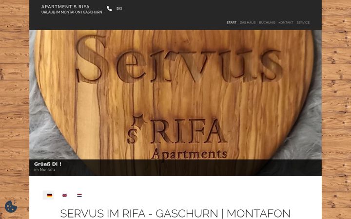 Screenshot of hausrifa.at