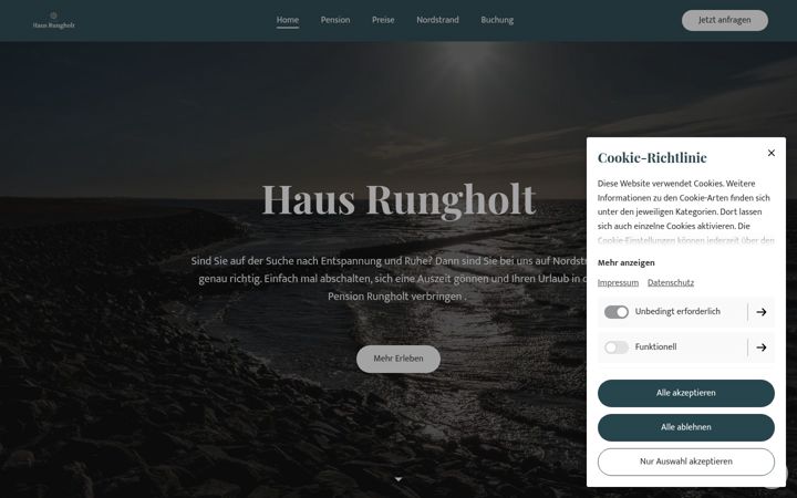 Screenshot of hausrungholt.com