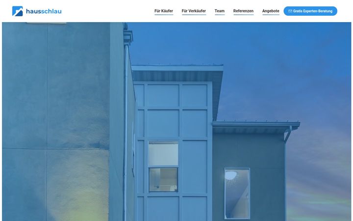 Screenshot of hausschlau.de