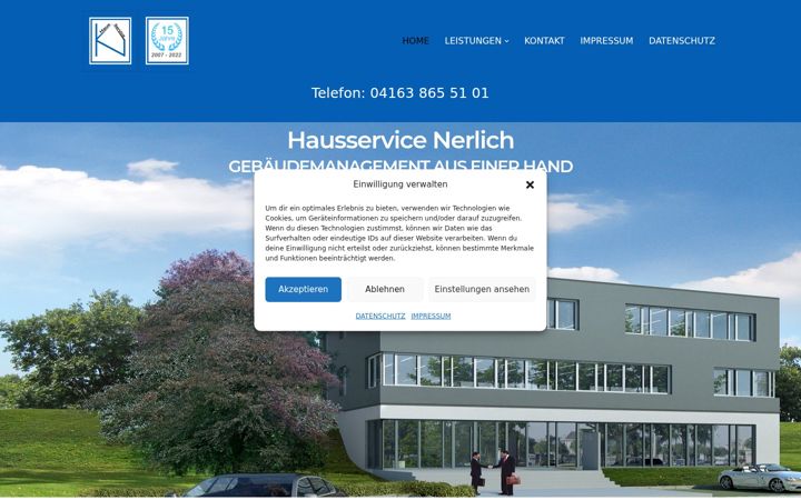 Screenshot of hausservice-nerlich.de