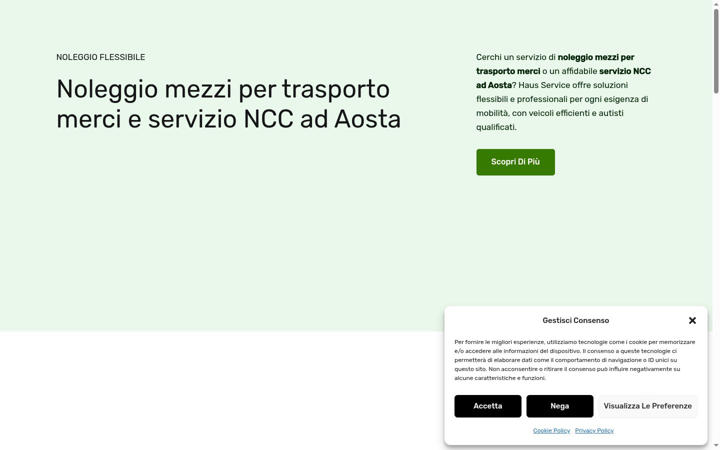 Zrzut ekranu banera zgody wyświetlanego przed jakąkolwiek interakcją