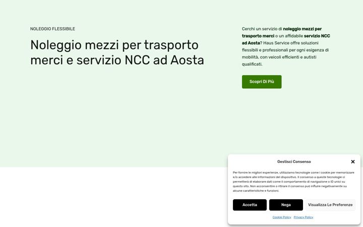 Screenshot of hausserviceaosta.it