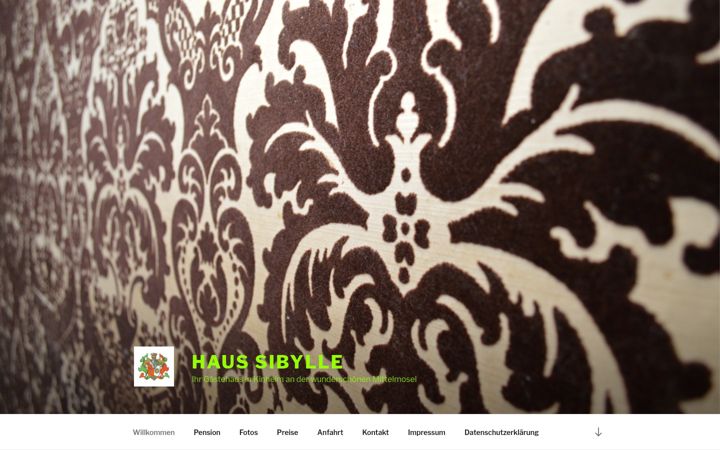Screenshot of haussibylle.de