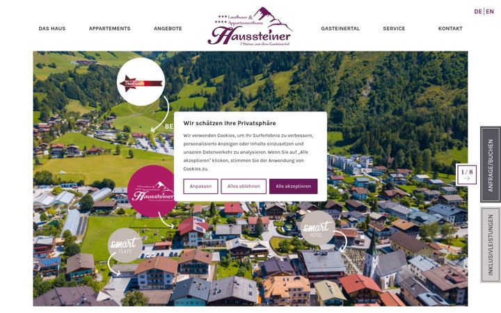 Screenshot of haussteiner.at