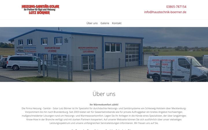 Ekrano kopija haustechnik-boerner.de