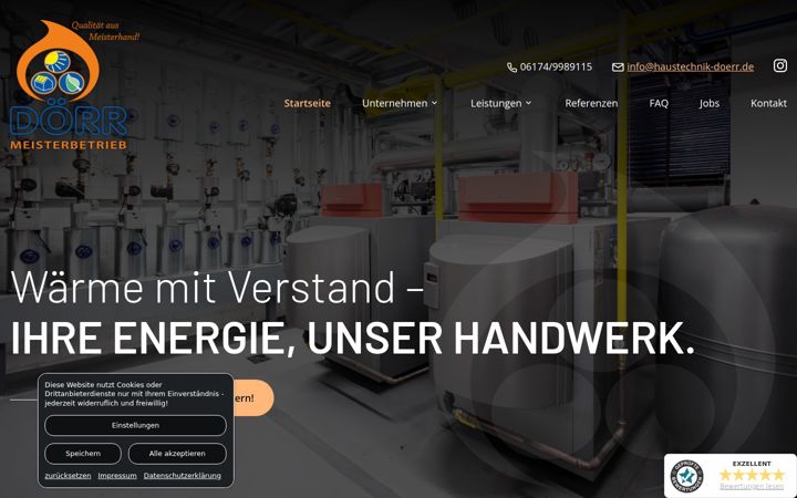 Screenshot of haustechnik-doerr.de
