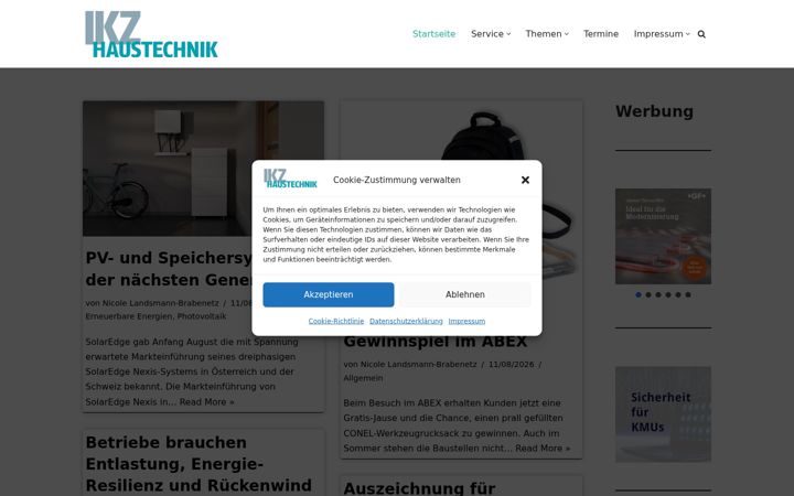 Screenshot of haustechnik-fachverlag.at