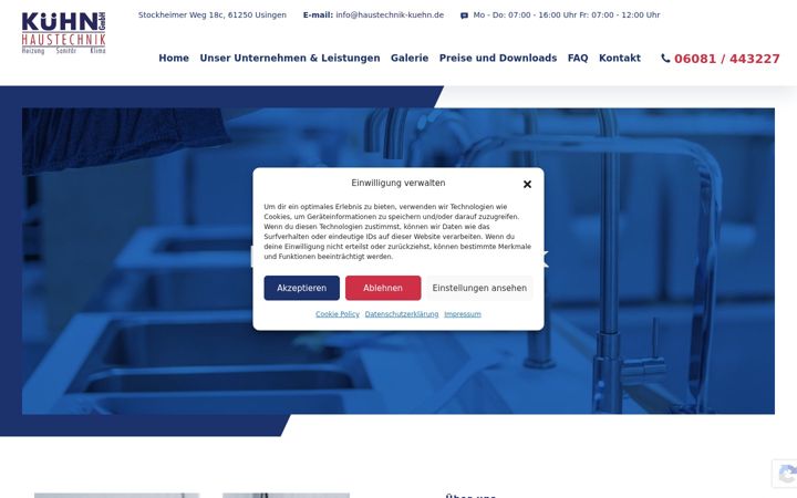 Snímek obrazovky haustechnik-kuehn.de