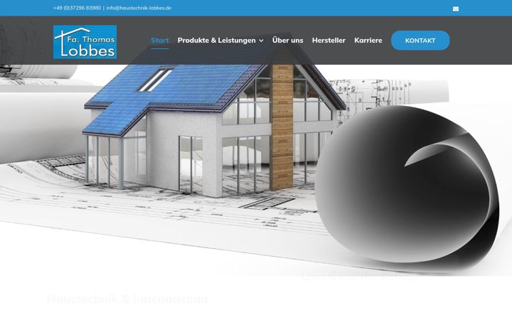 Screenshot of haustechnik-lobbes.de