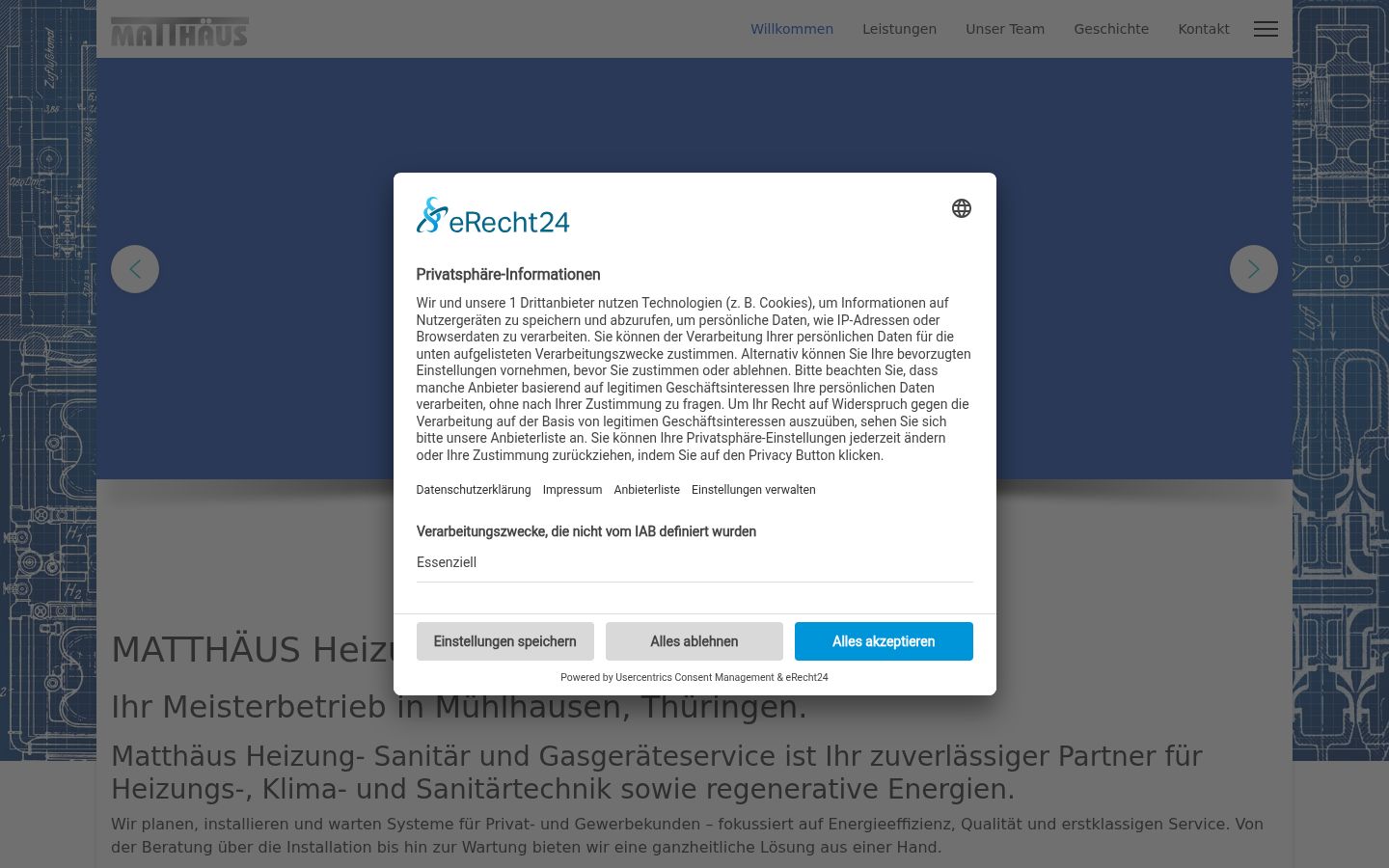 Zrzut ekranu banera zgody wyświetlanego przed jakąkolwiek interakcją