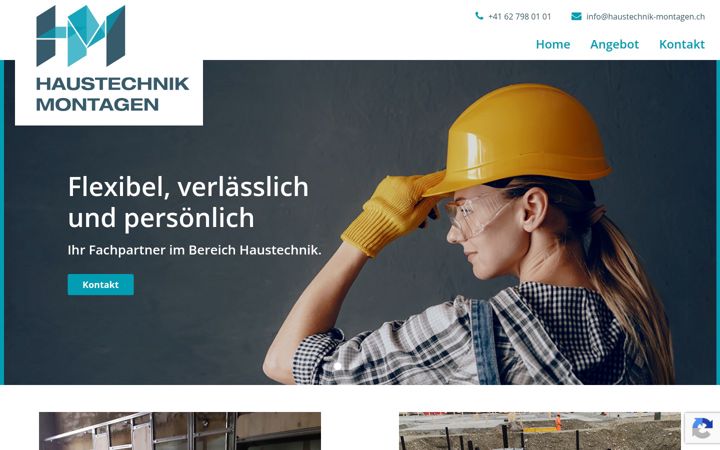 Screenshot of haustechnik-montagen.ch