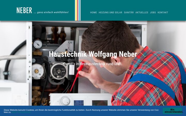 Screenshot of haustechnik-neber.de