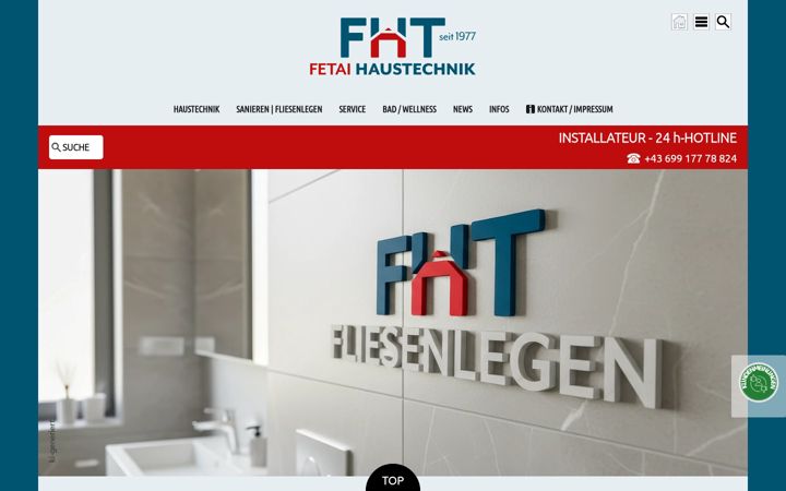 Screenshot of haustechnik-ooe.at
