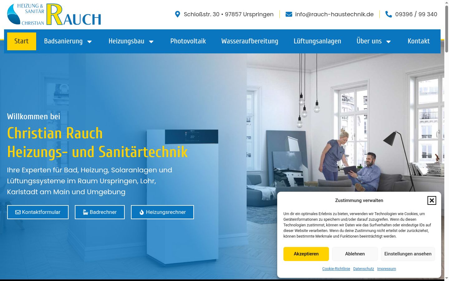Screenshot tal-banner tal-kunsens muri qabel kwalunkwe interazzjoni