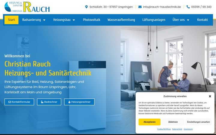 Screenshot ta' haustechnik-rauch.de