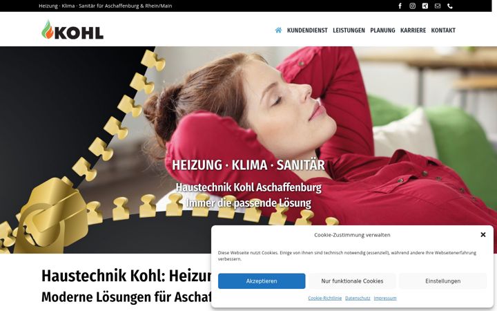 Screenshot ta' haustechnik-rhein-main.de