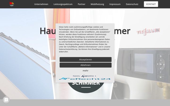 Screenshot of haustechnik-schirmer.de