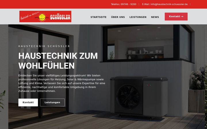 Zrzut ekranu haustechnik-schuessler.de