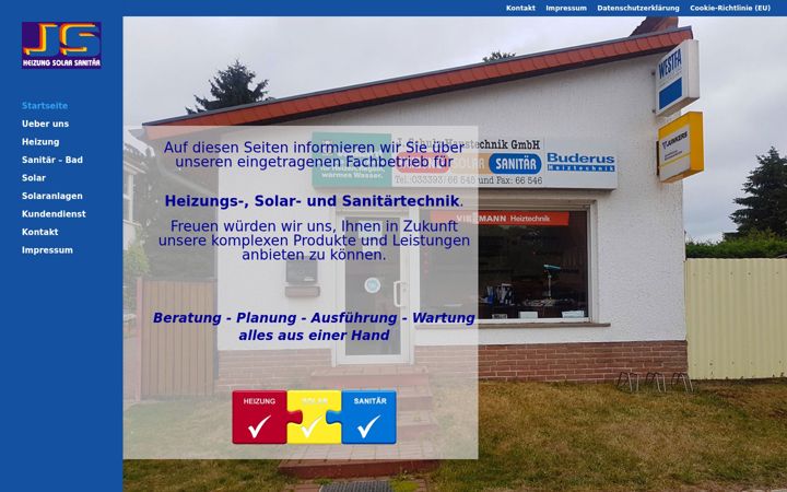 Screenshot of haustechnik-schulz.de