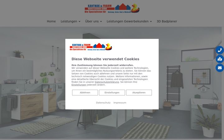 Screenshot of haustechnik-schwerin.de