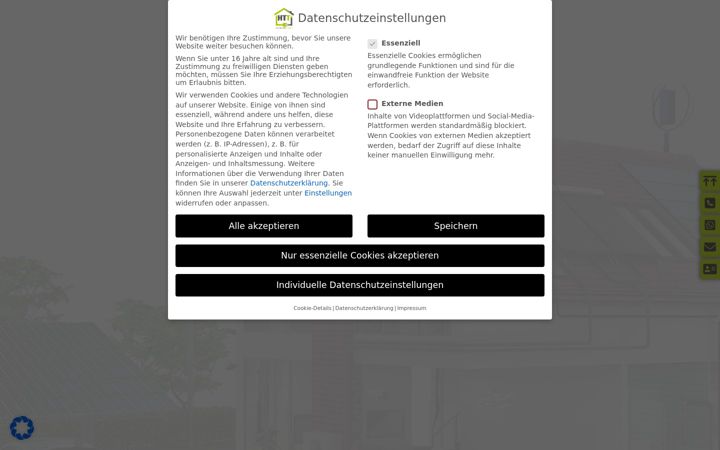Screenshot of haustechnik-theisen.de