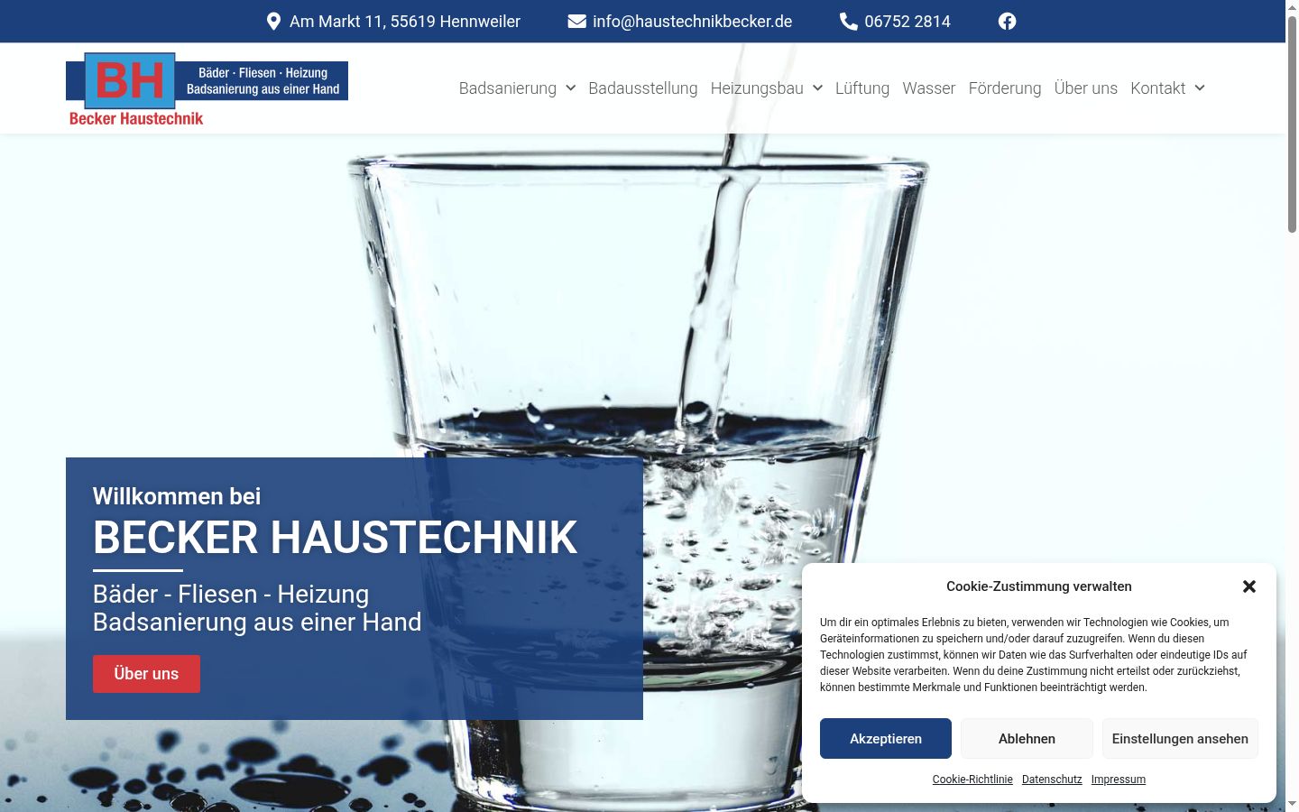 Snímka obrazovky banera súhlasu zobrazeného pred akoukoľvek interakciou