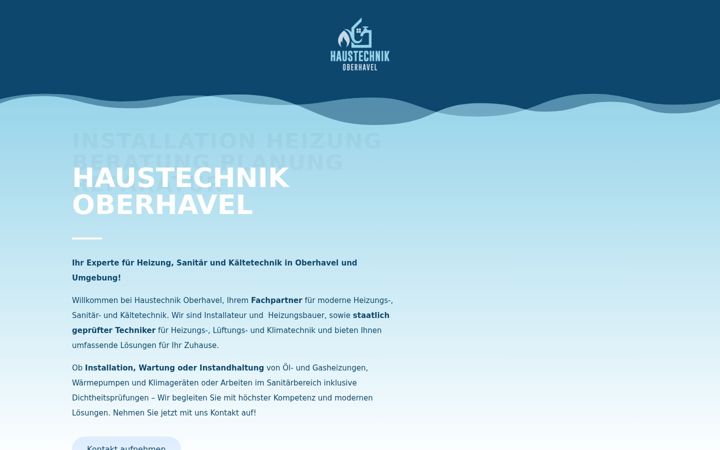 Screenshot of haustechnikoberhavel.de
