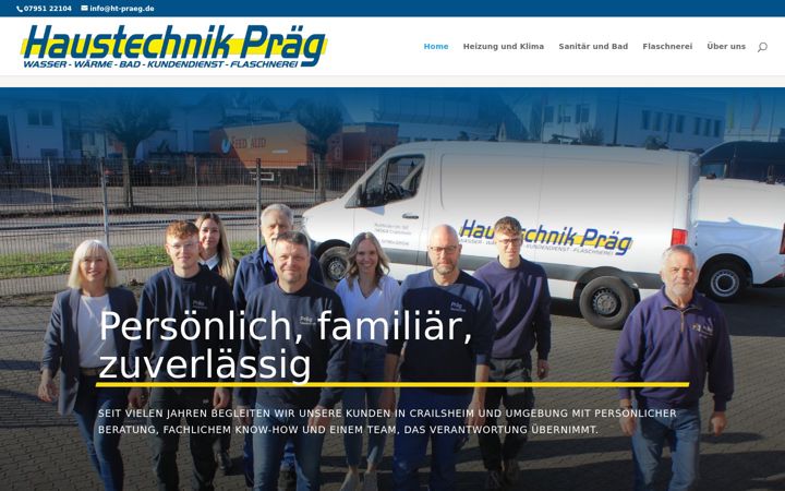 Screenshot of haustechnikpraeg.de