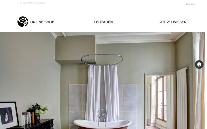 Screenshot of haustechnikversandshop.de