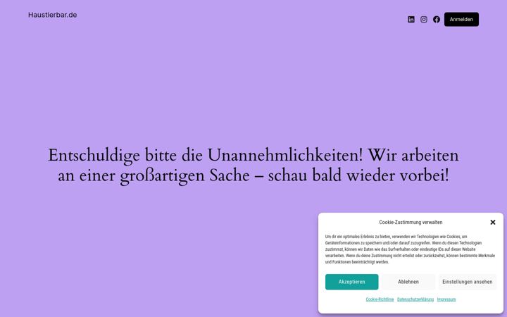 Screenshot of haustierbar.de