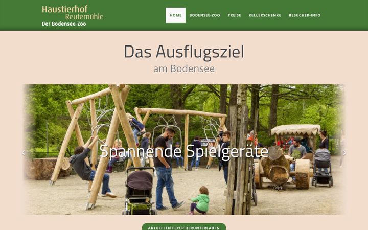Screenshot of haustierhof-reutemuehle.de