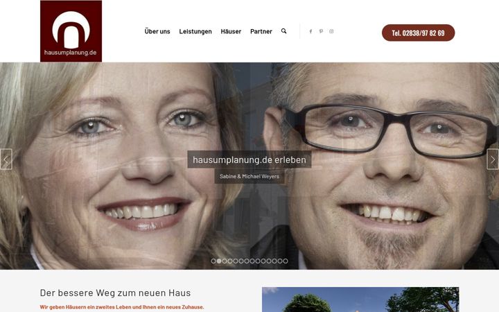 Screenshot of hausumplanung.de