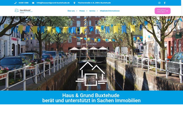 Captura de ecrã de hausundgrund-buxtehude.de