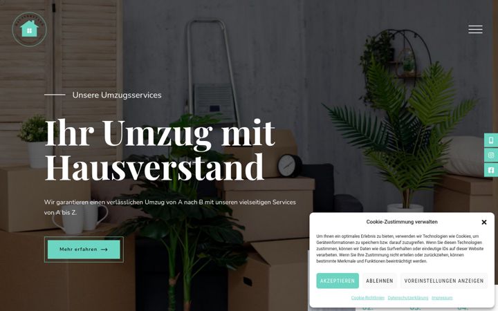 Screenshot of hausverstand-betreuung.at