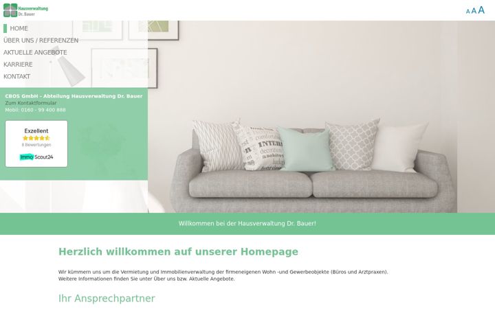 Screenshot of hausverwaltung-bayern.com