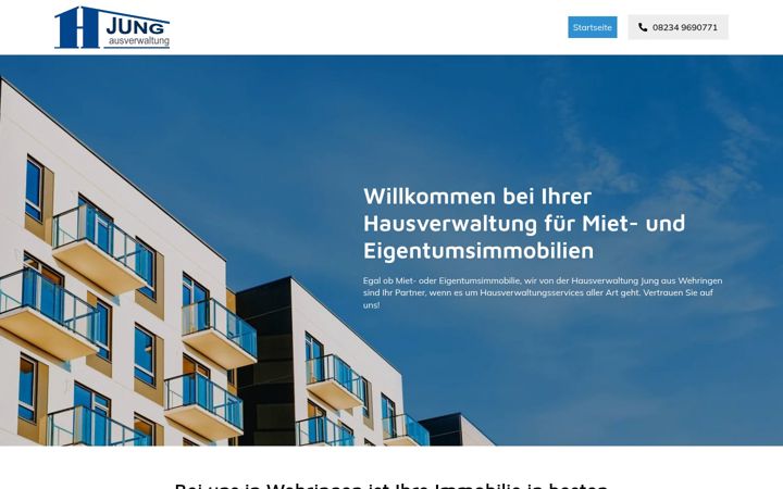 Ekrano kopija hausverwaltung-wehringen.de
