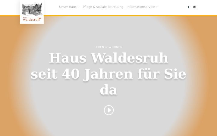 Screenshot of hauswaldesruh.de